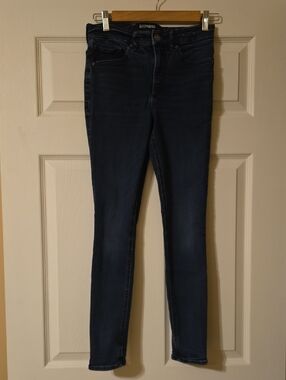 express jeans Jeans womens size 0S 0 short blue high-rise jegging